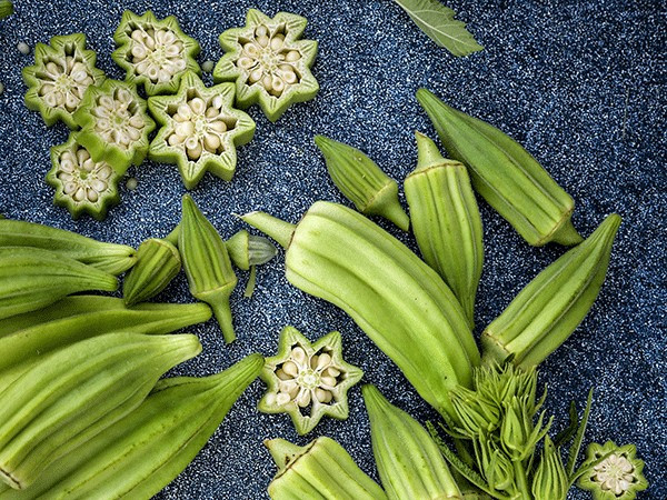 200+ Okra Seeds – Star Of David ——— Old World Variety