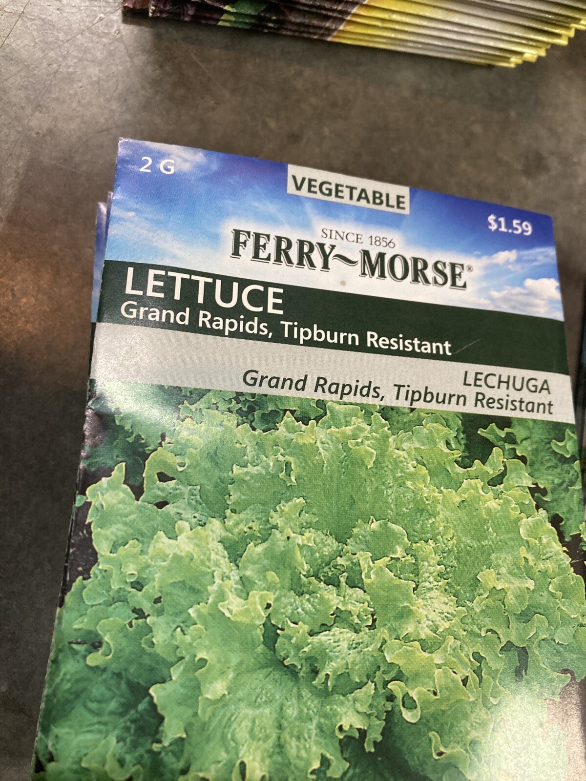 130 Ferry Morse Lettuce Seed Packs 7 Kinds Vegetable Free Shipping