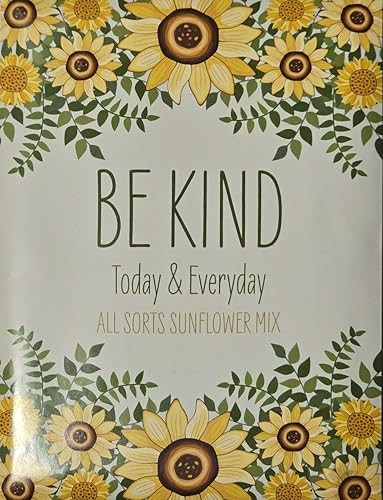 Bentley Seed Co. All Sorts Sunflower Mix, 1 gram, Save The Bees & Be Kind