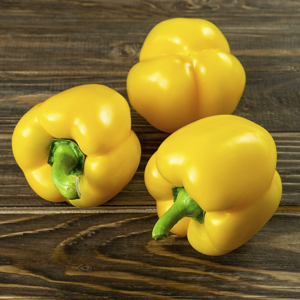 50+ Mini Yellow Bell Pepper Seeds — Organic — NON GMO —————- RARE