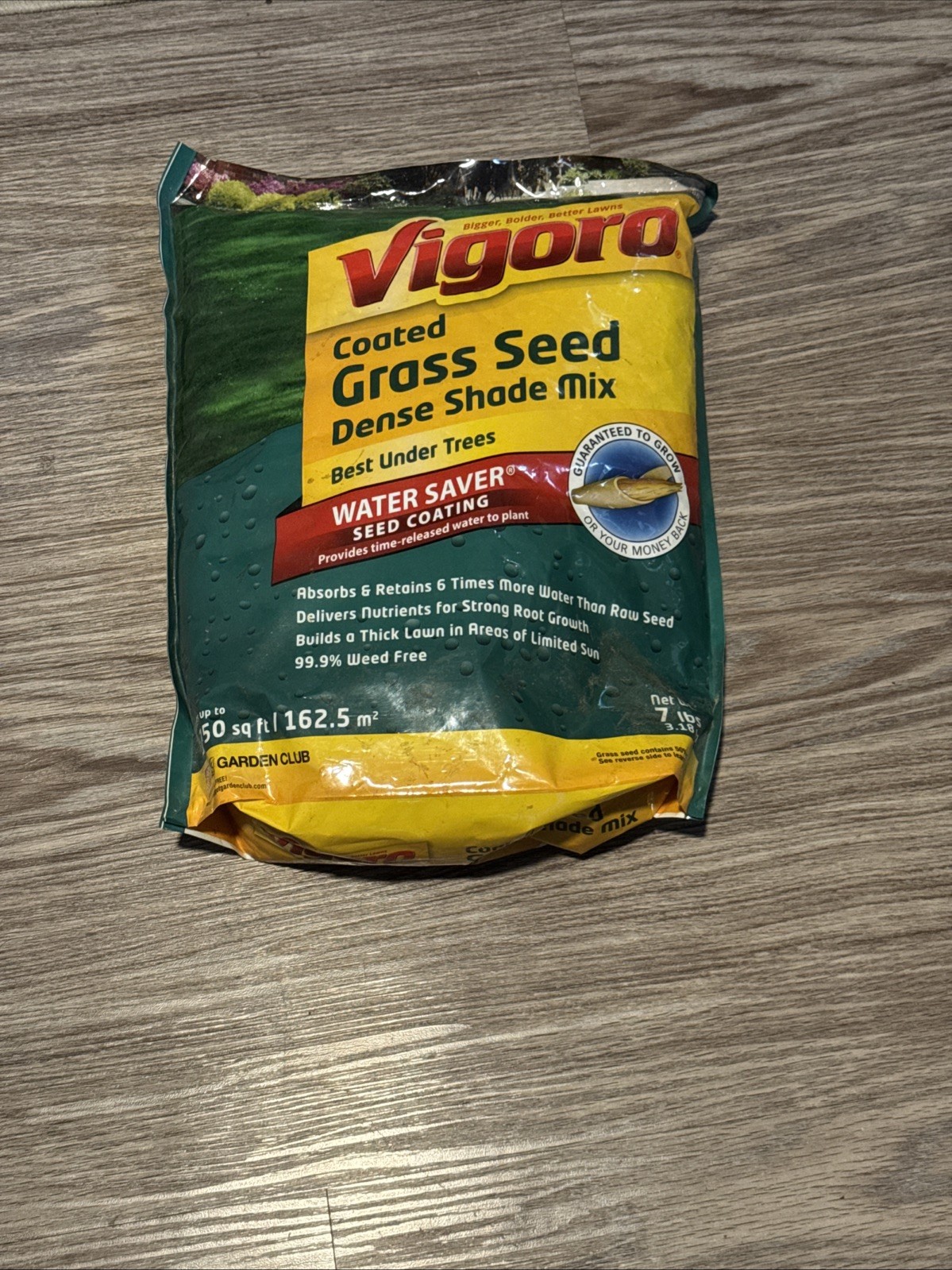 Vigorous Coated Grass Seed Mix 7lbs Fast Growing Water Saver Seed Coating