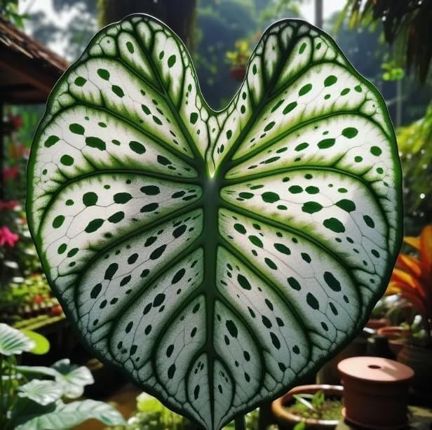 Royal Flush Caladium Bulbs For Planting – Great Indoor Plants (6 Bulbs)