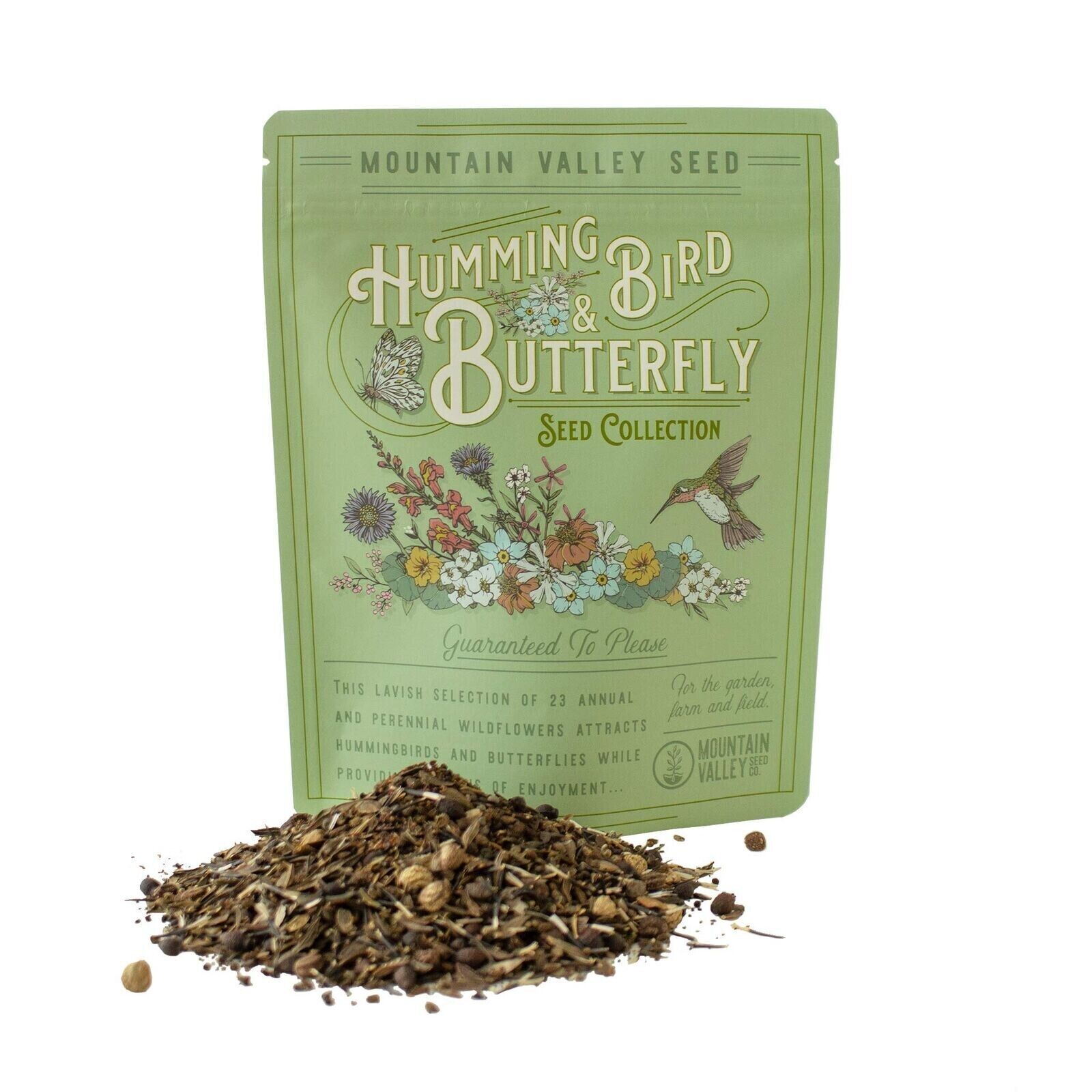 Mountain Valley Seeds (Package of 80000) Wildflower Hummingbird & Butterfly Mix