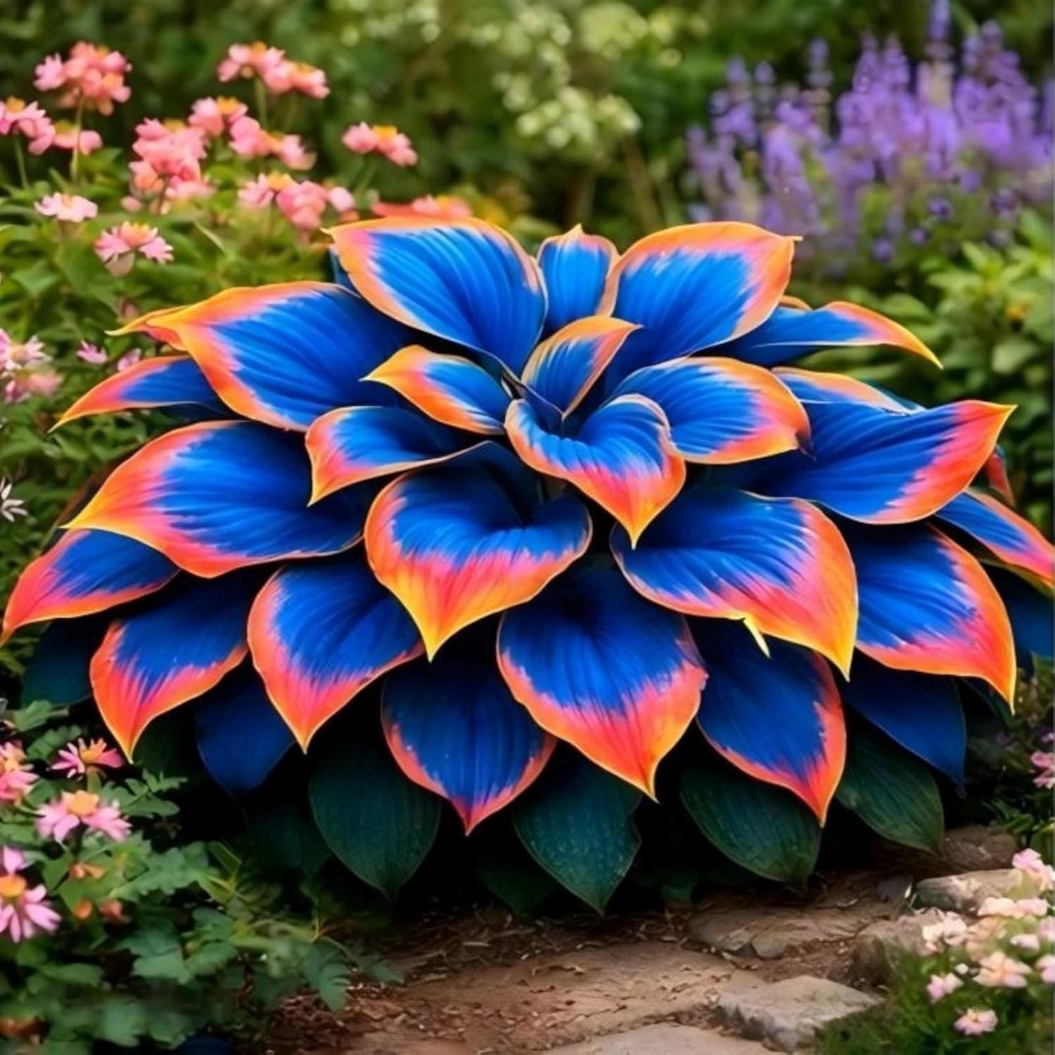 Rainbow Hosta Seeds – Colorful, Low-Maintenance Perennials for Any Outdoor Space