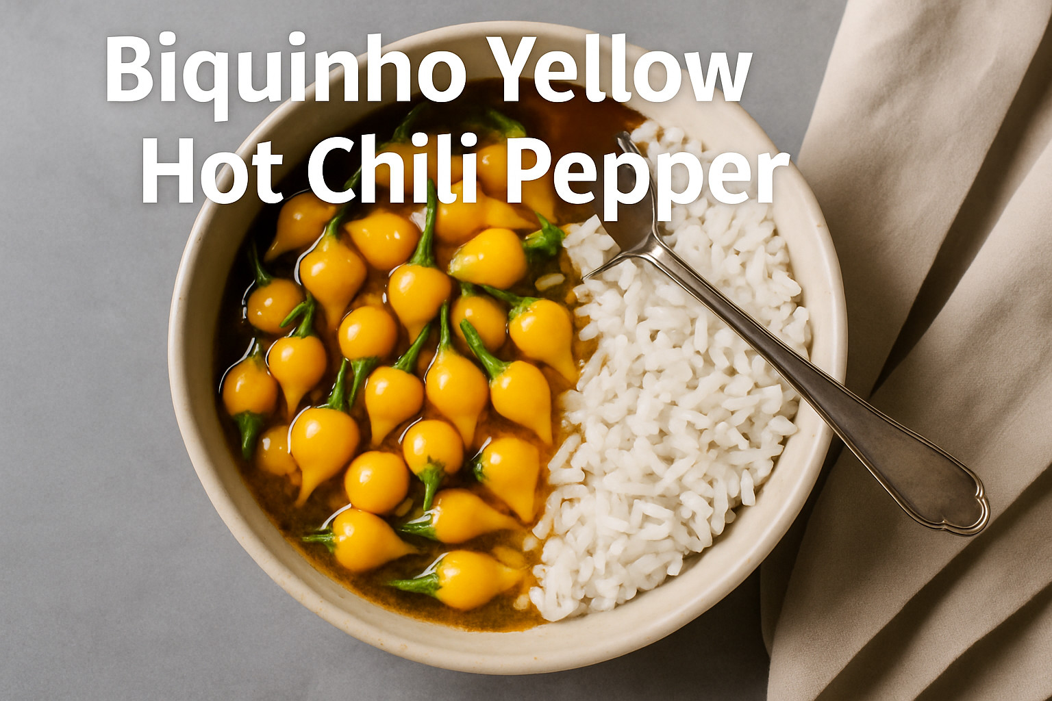 Biquinho Yellow Hot Chili Pepper Seeds Heirloom Non-GMO Sweet & Mild 25 Seeds