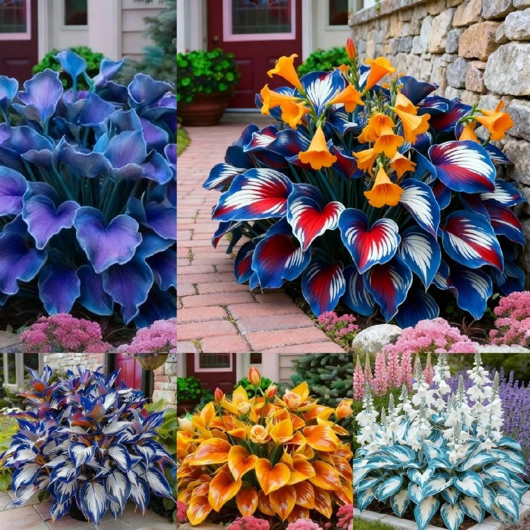 Hosta Seeds for Planting, 300+ Mixed Color Perennial Hosta Seed, Heirloom Non-GM