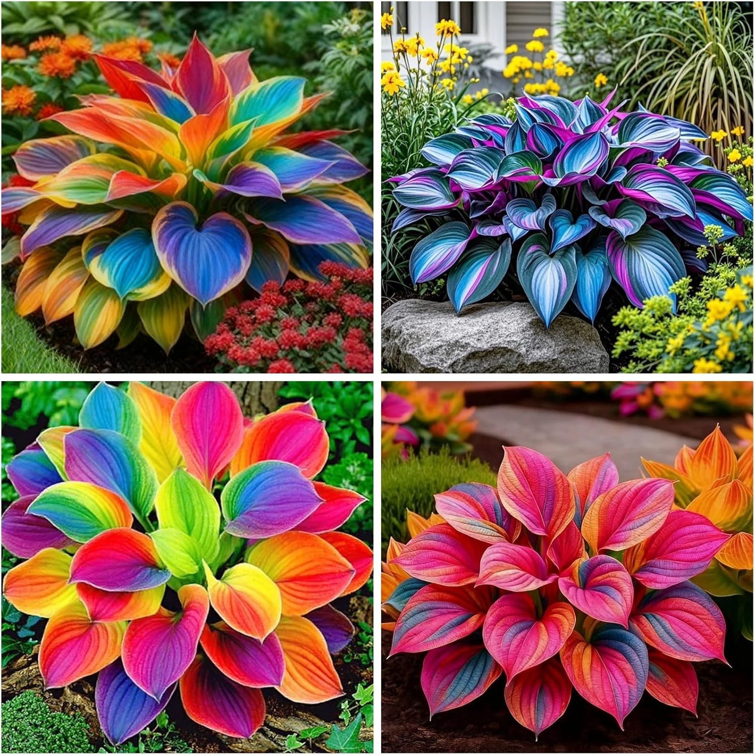 302+ Hosta Seeds for Planting Outdoors, Hosta Seeds Shade Plant Seeds Perenni…