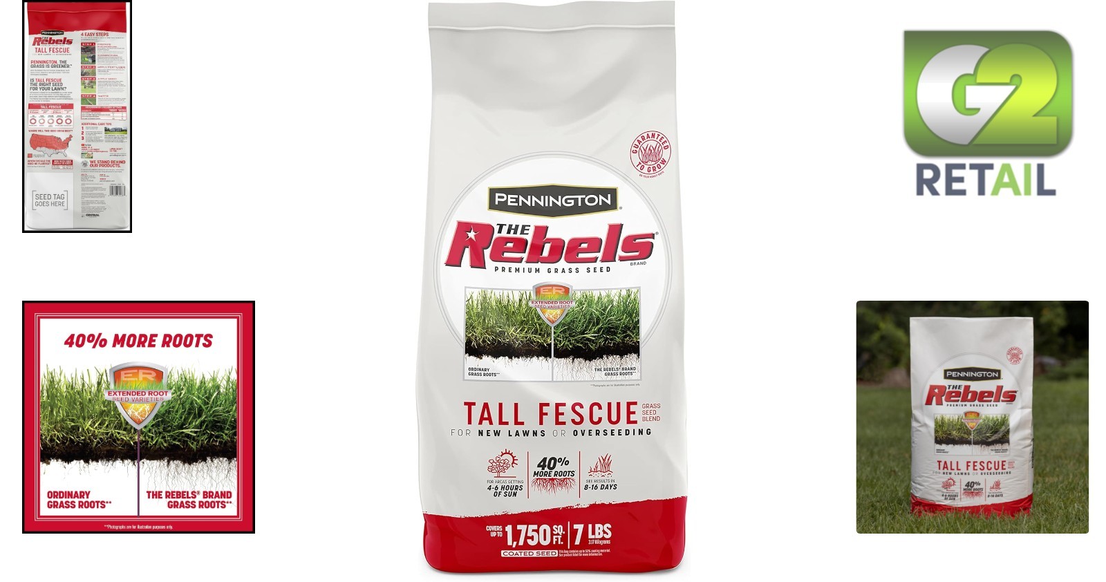 Tall Fescue Grass Seed – 7 lb Covers 10,000 sq. ft. Lawn Solutions