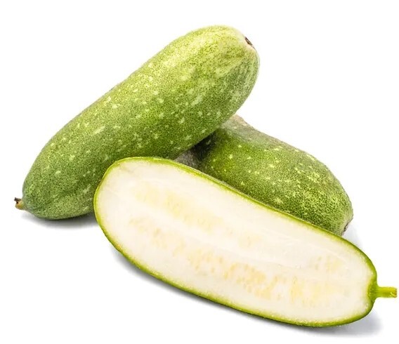 10 FUZZY GOURD, HAIRY GOURD, JOINTED GOURD SEEDS, BÍ ĐAO CHANH, Alu-puhul