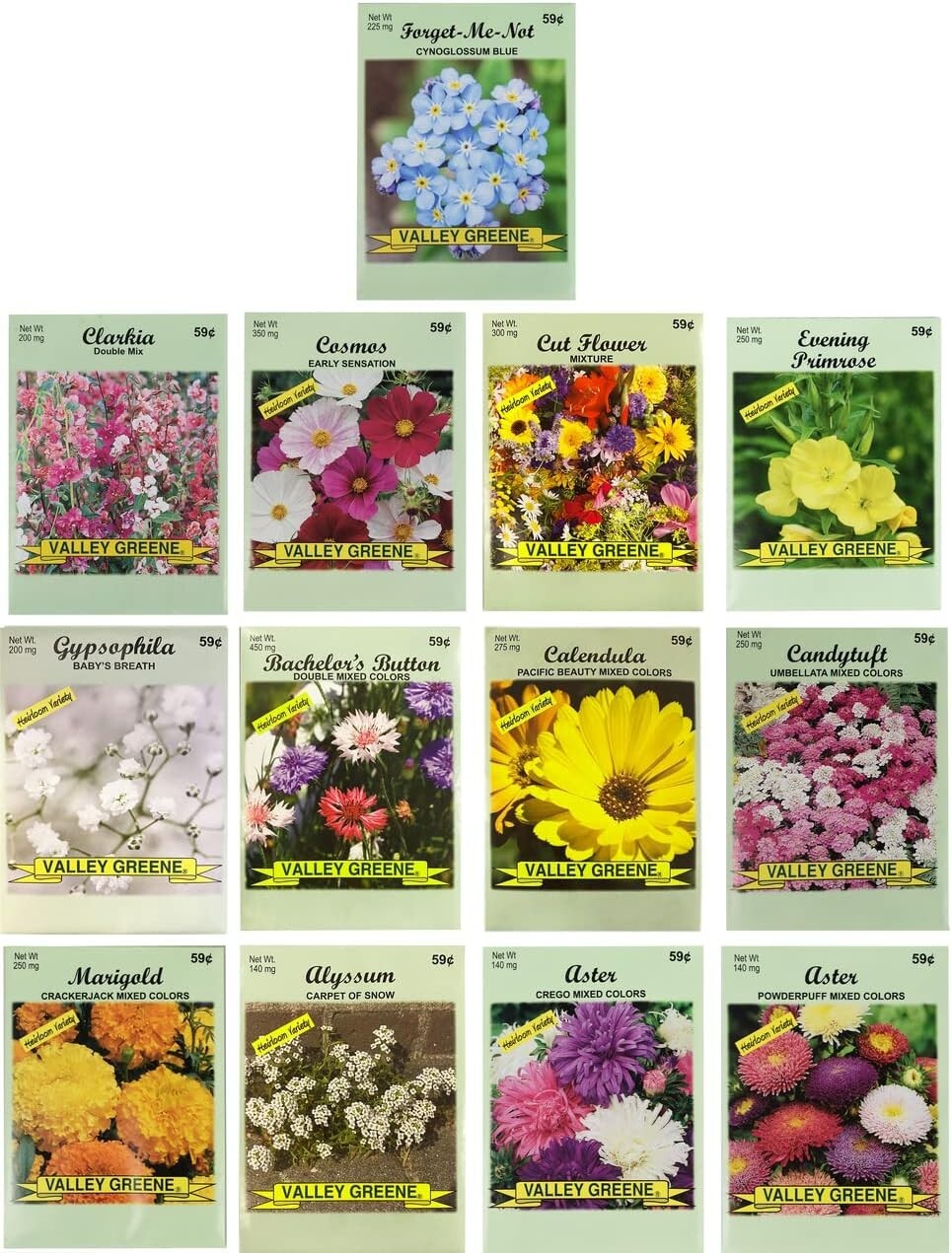 13 Slightly Assorted Flower Seeds! ? Great for Bees, Birds, and Butterflies!