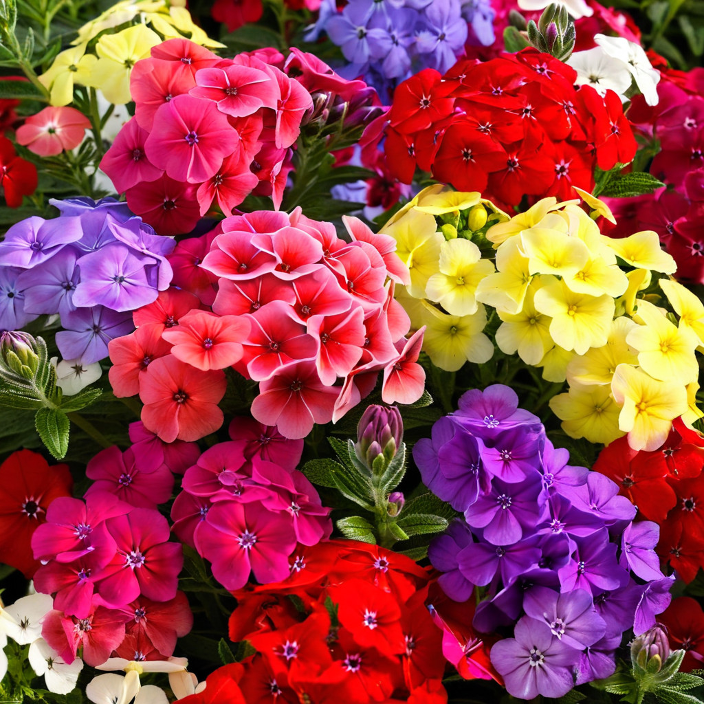 50 Phlox Seeds Flower Perennial Seed Flowers Butterfly ” Purple Orange Pink”
