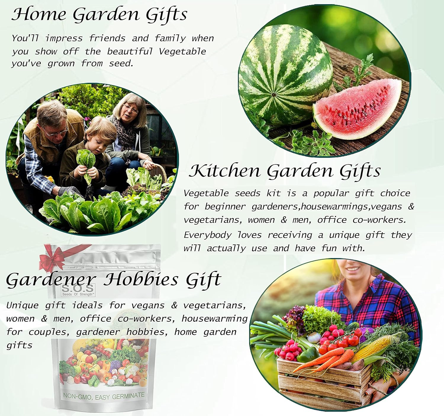Starter Seed Kit: 15,000+ Seeds, 40 Heirloom Fruit & Vegetable Varieties – Perfe