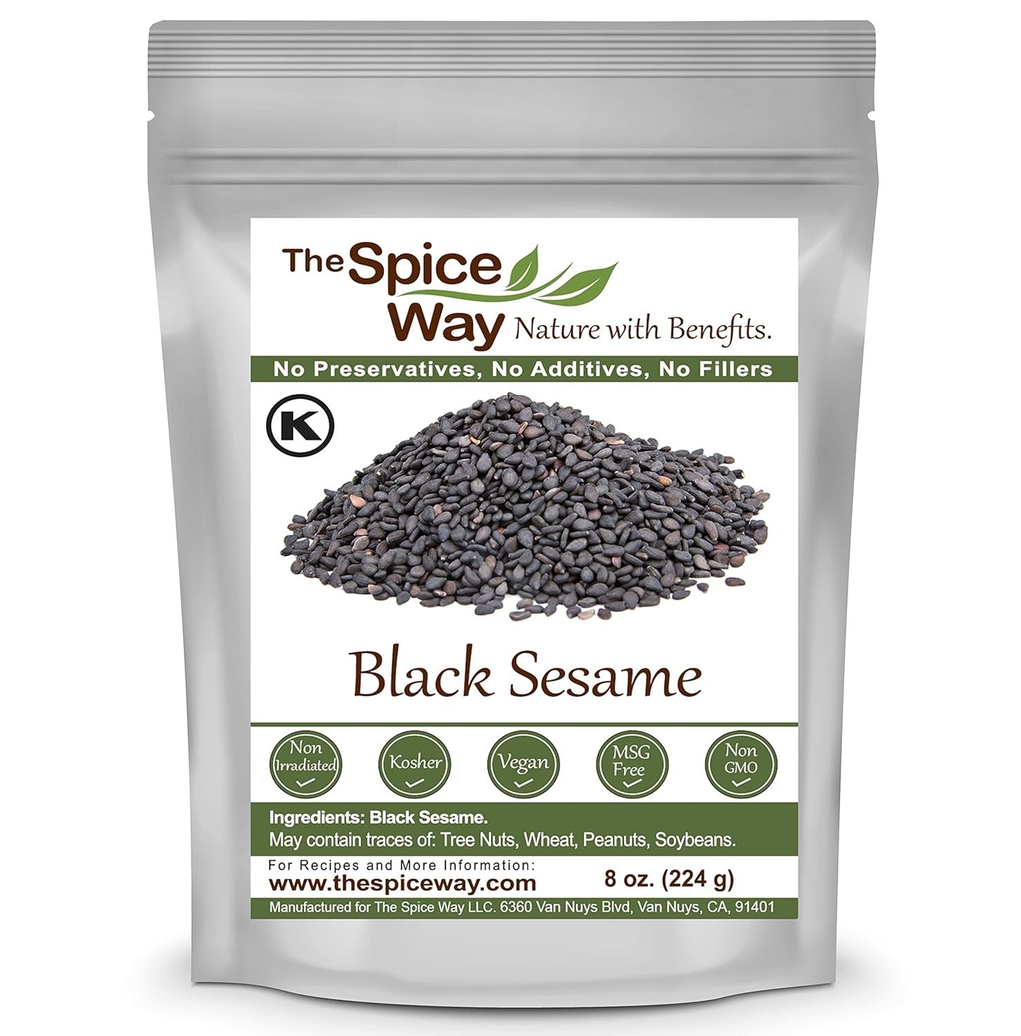 Pure Black Sesame Seeds – 8 oz, & Keto Friendly for Flavorful Meals