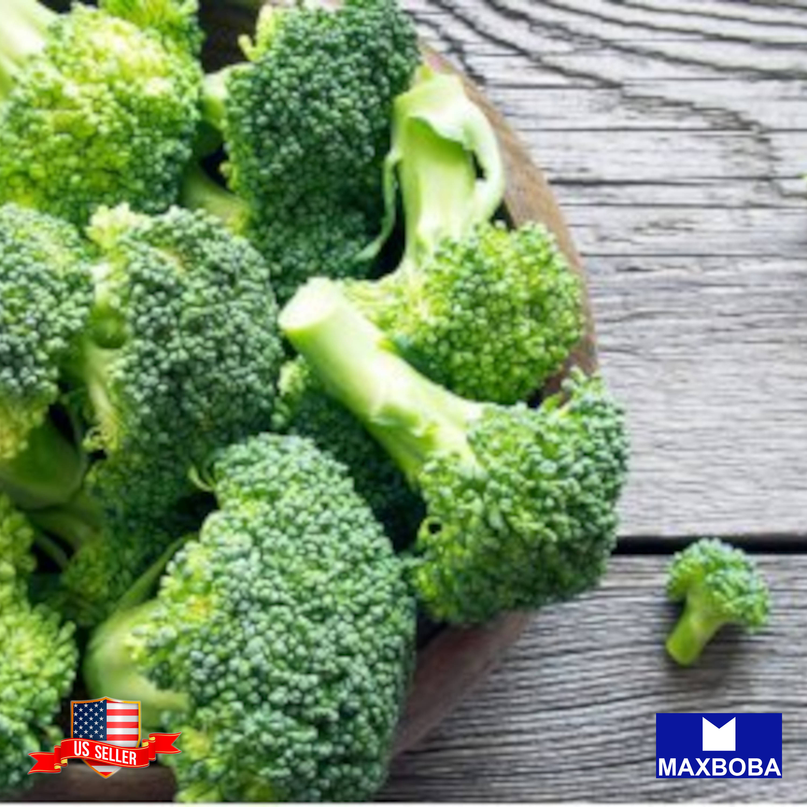 Broccoli Seeds Calabrese Green Sprouting Organic Non-GMO Heirloom