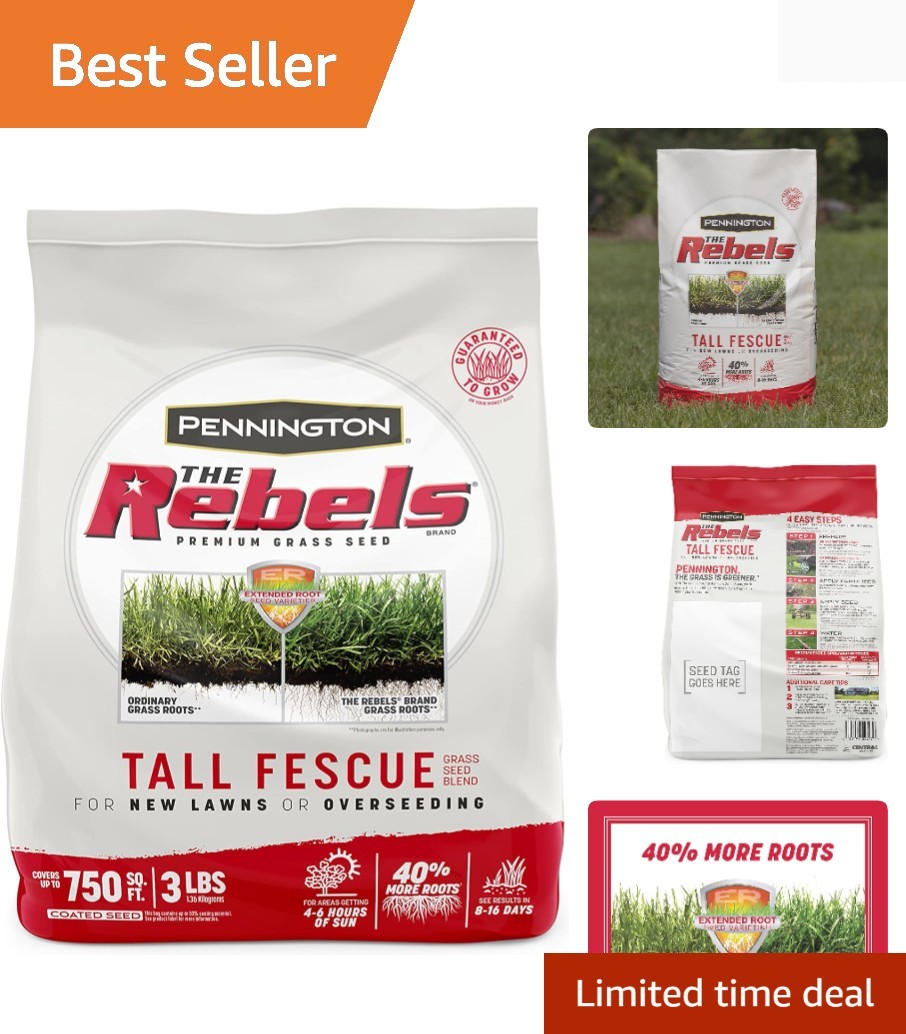 The Rebels Tall Fescue Grass Seed Mix 3 lb
