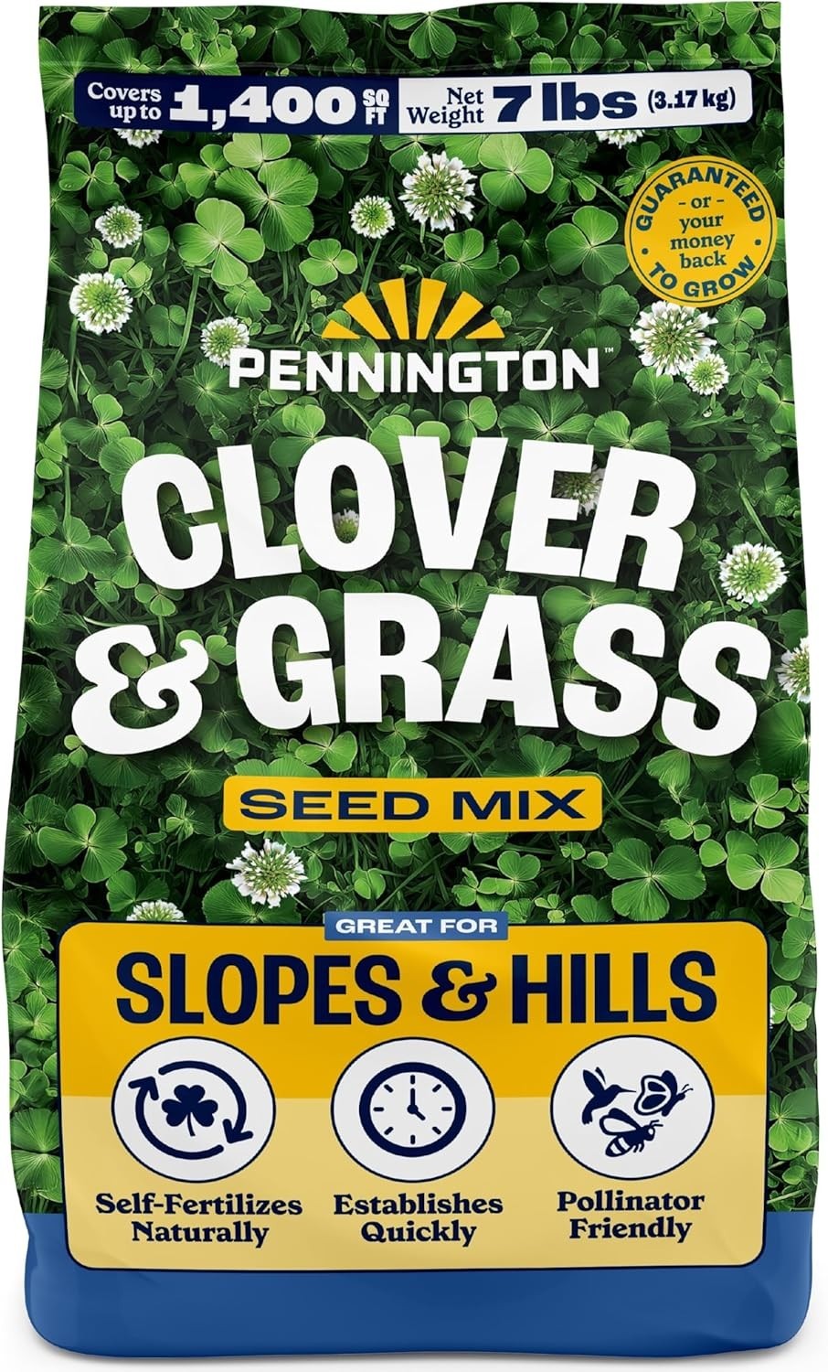 Clover & Grass Mix (7 lbs) – Quick Establishment & Water Saving
