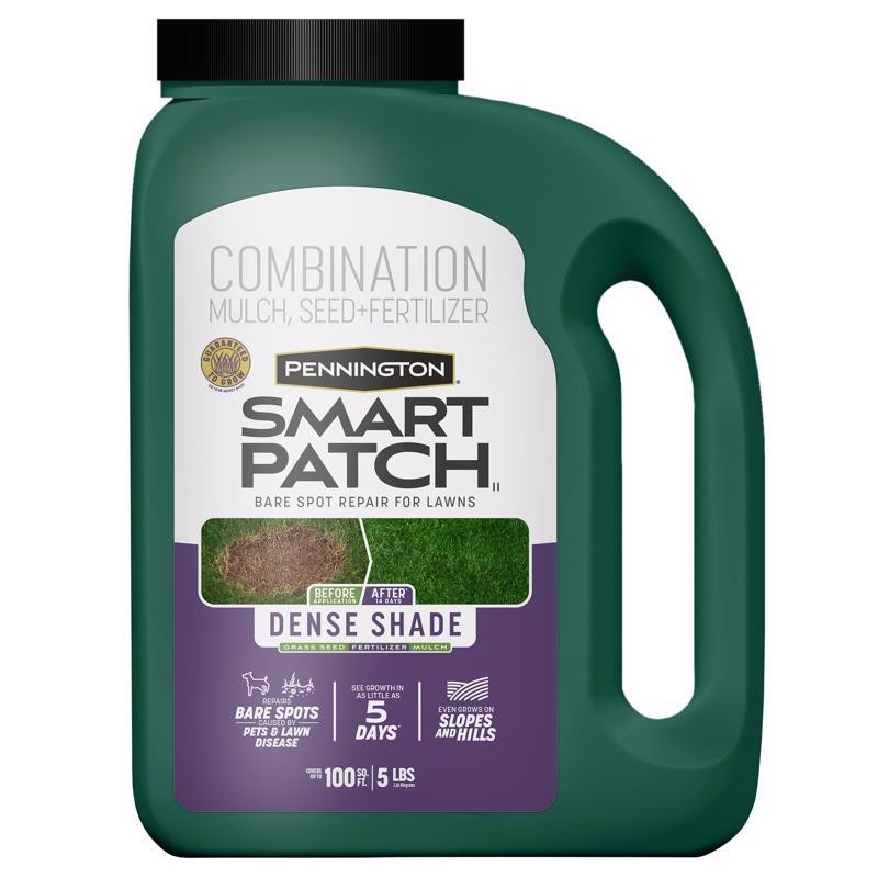 Pennington Smart Patch 5lb Dense Shade Lawn Repair Kit Seed+Fertilizer+Mulch