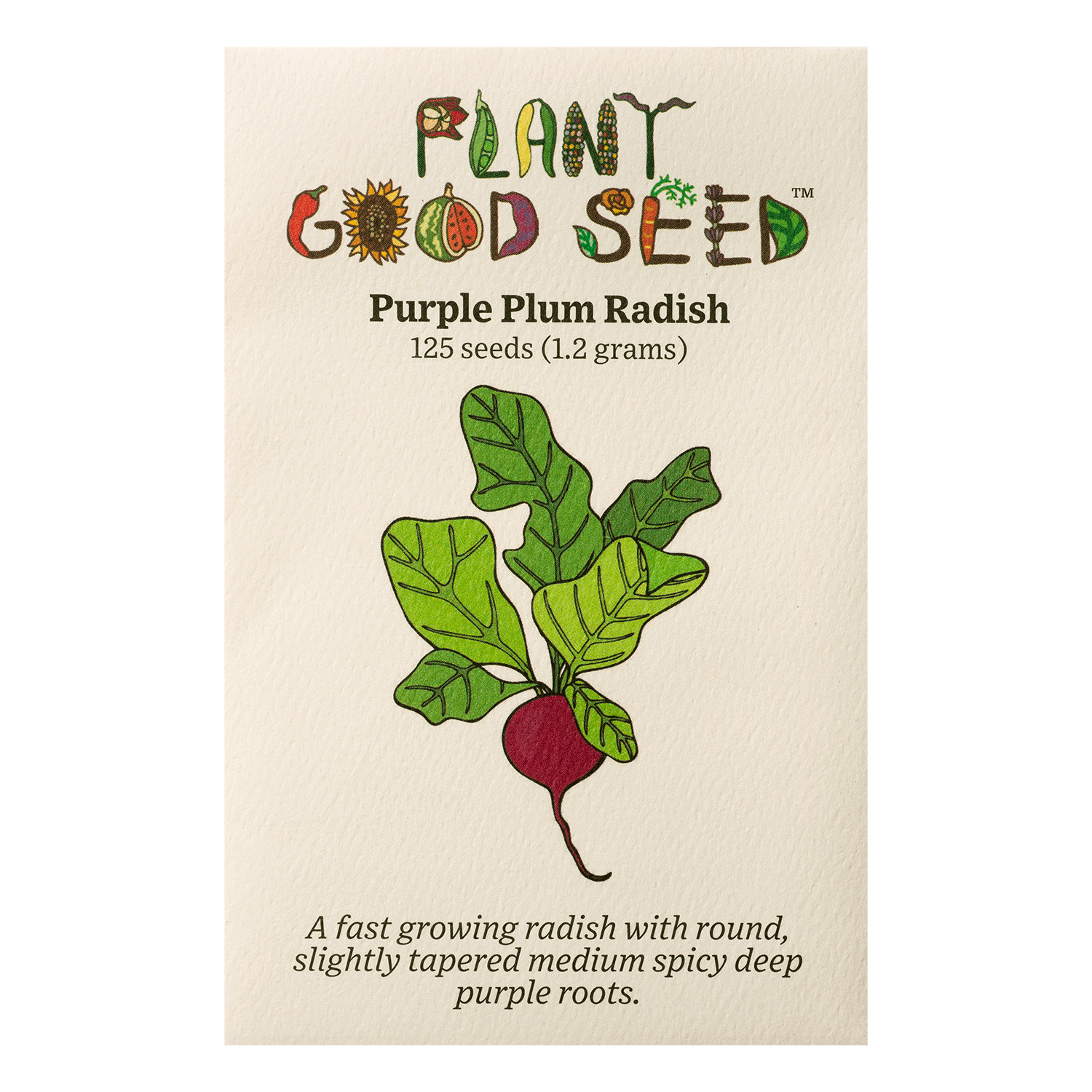 Purple Plum Radish Seeds