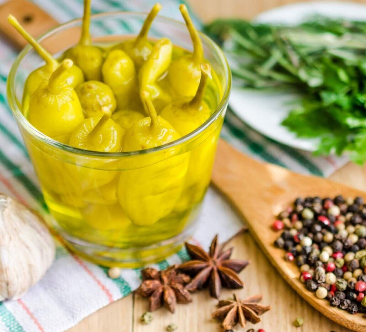25 Fresh Heirloom Italian Pepperoncini Premium | NON-GMO | Pepper Seeds-B 38