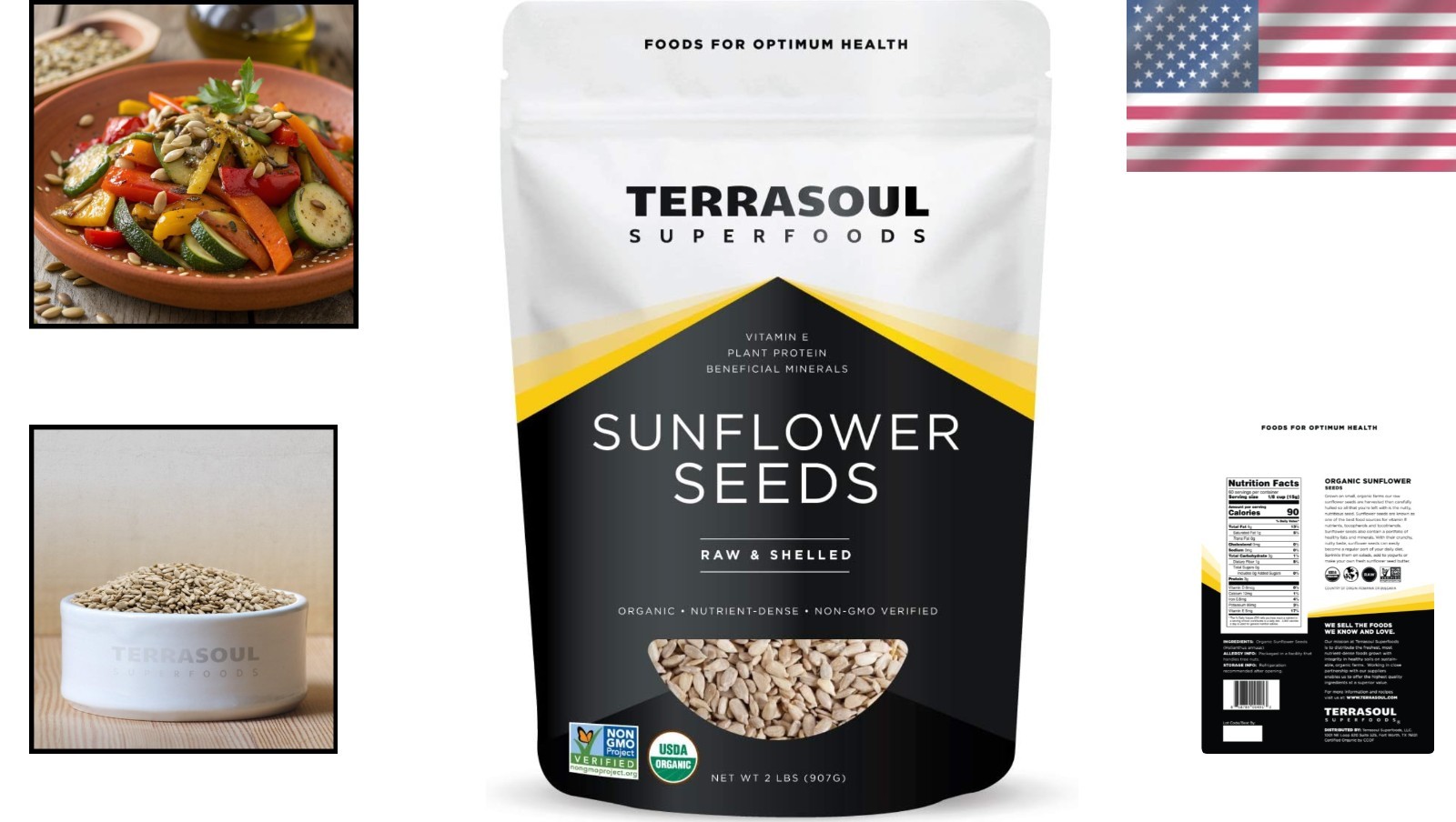 Gluten-Free Sunflower Seeds, 32 oz