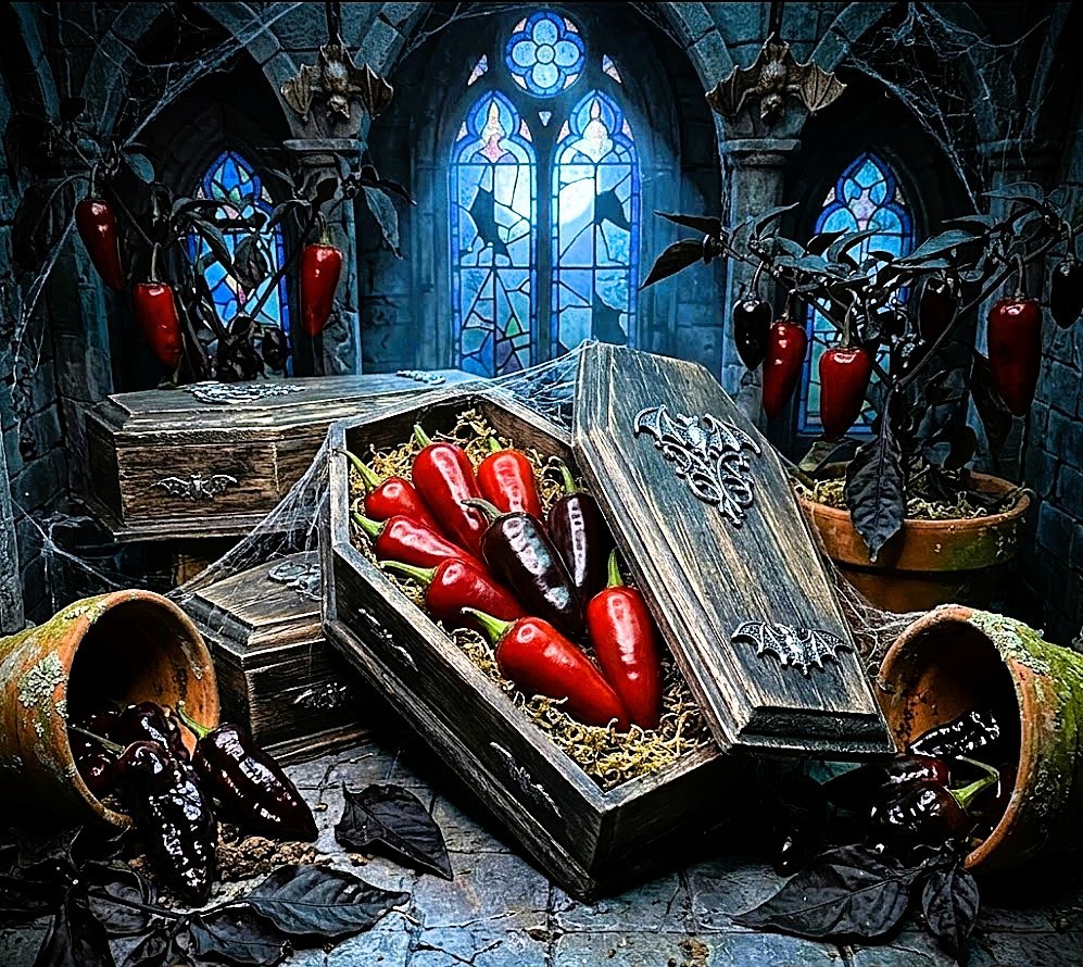 Blood Ghost Pepper Seeds 10+ FREE SHIPPING!