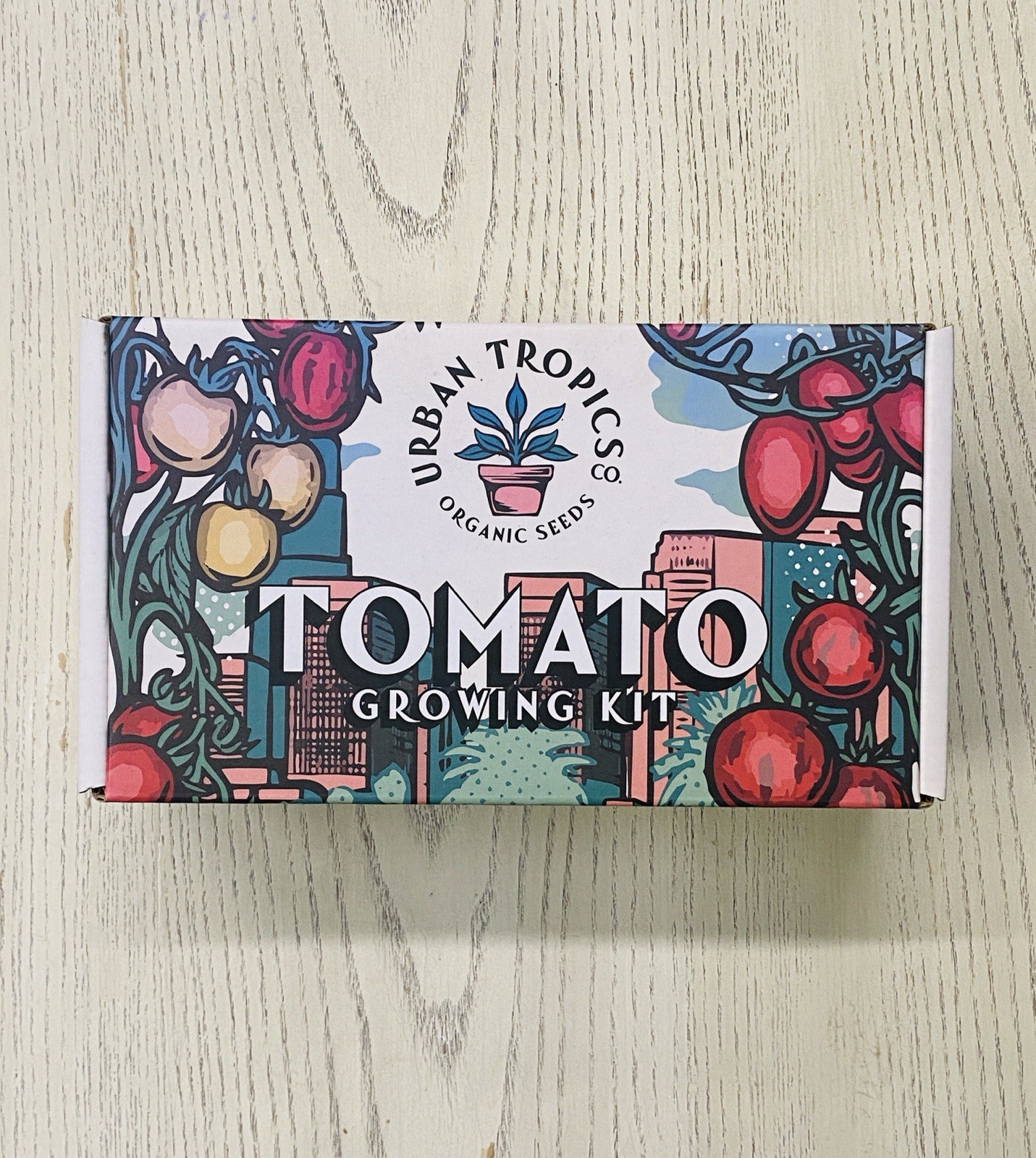 Urban Tropics Tomato Growing Kit Organic Seeds Indoor Garden Gift Set
