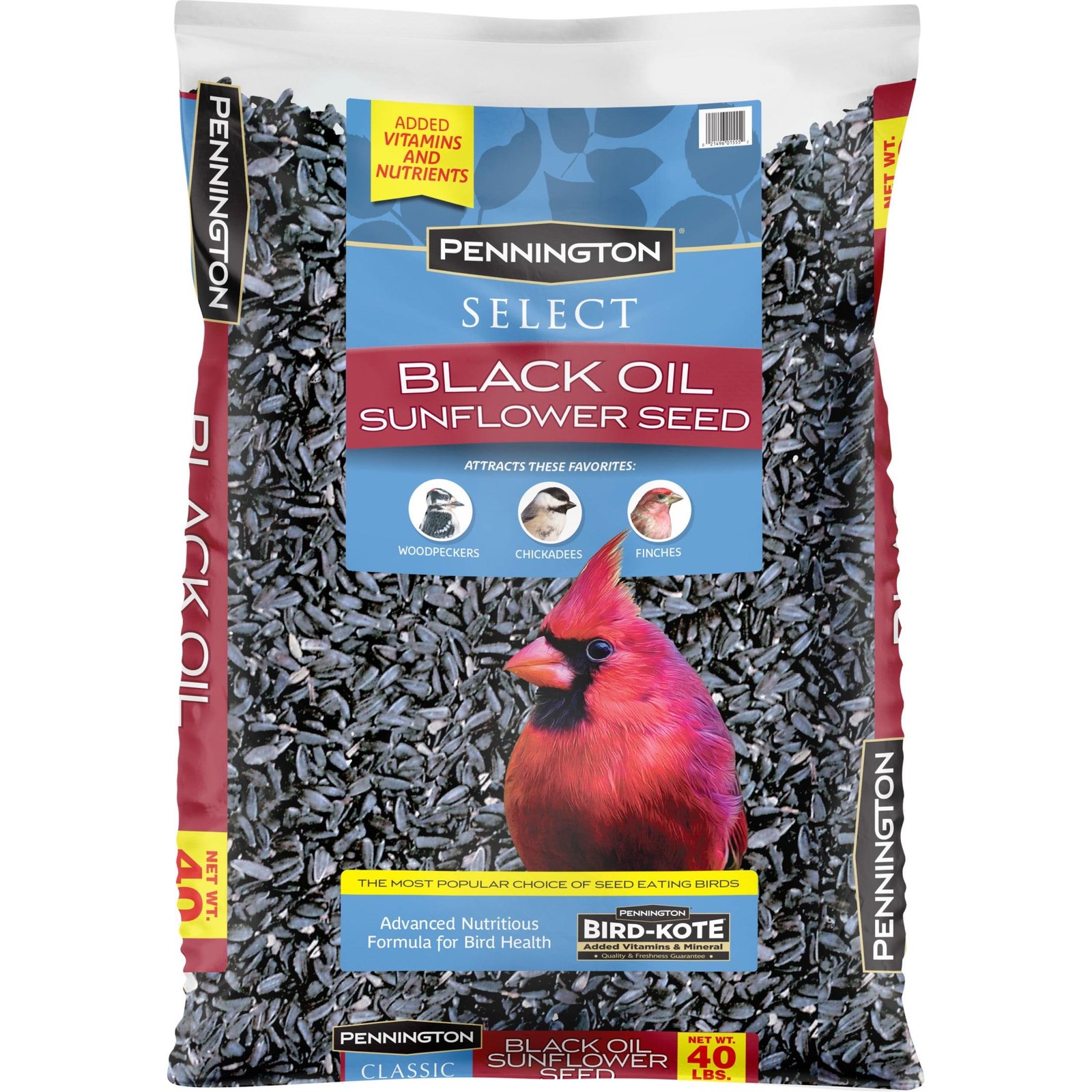 Pennington Select Black Oil Sunflower Seed Wild Bird Dry Feed, 10 lb. New Bag