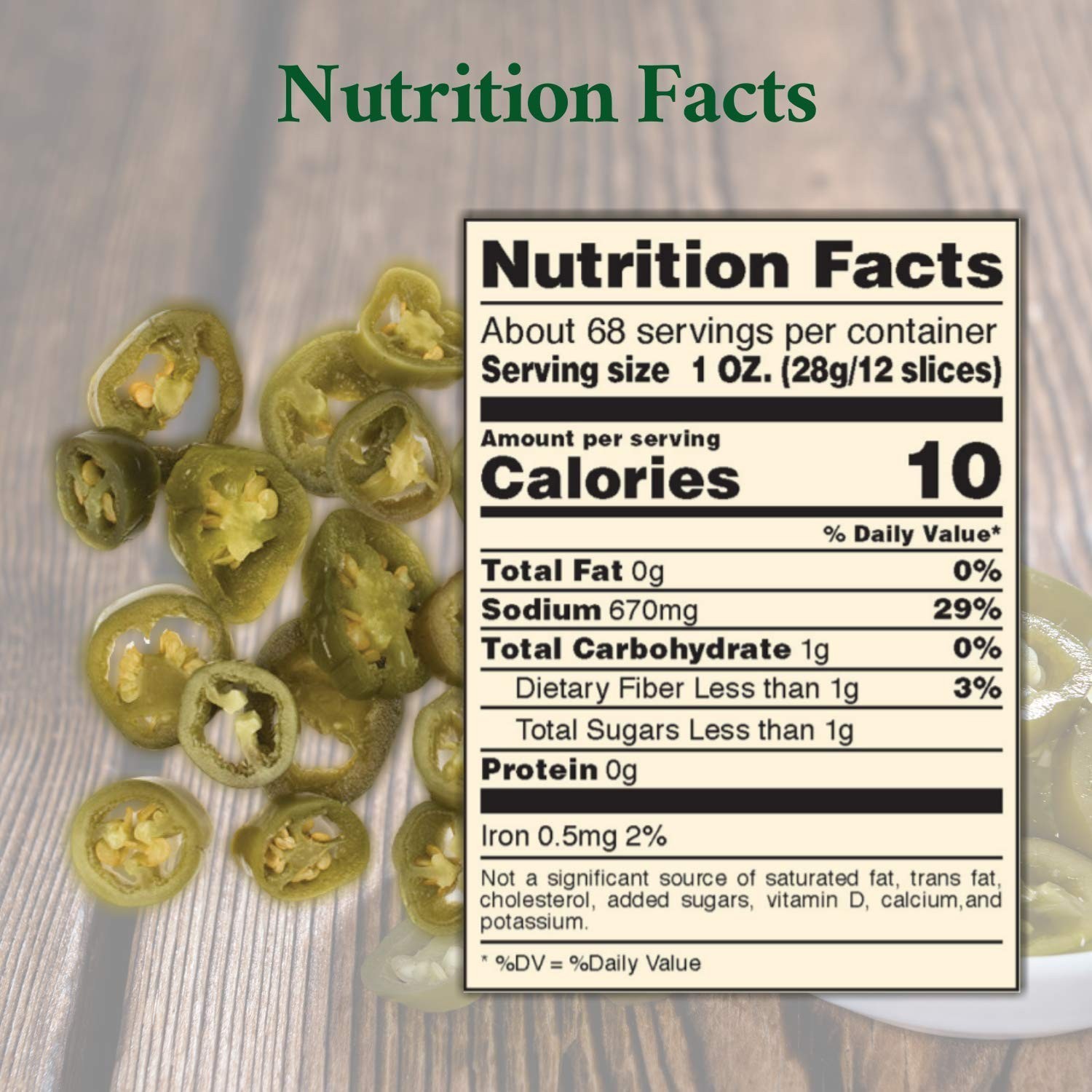 Spicy Jalapeno Peppers in Vinegar, Pack of 2