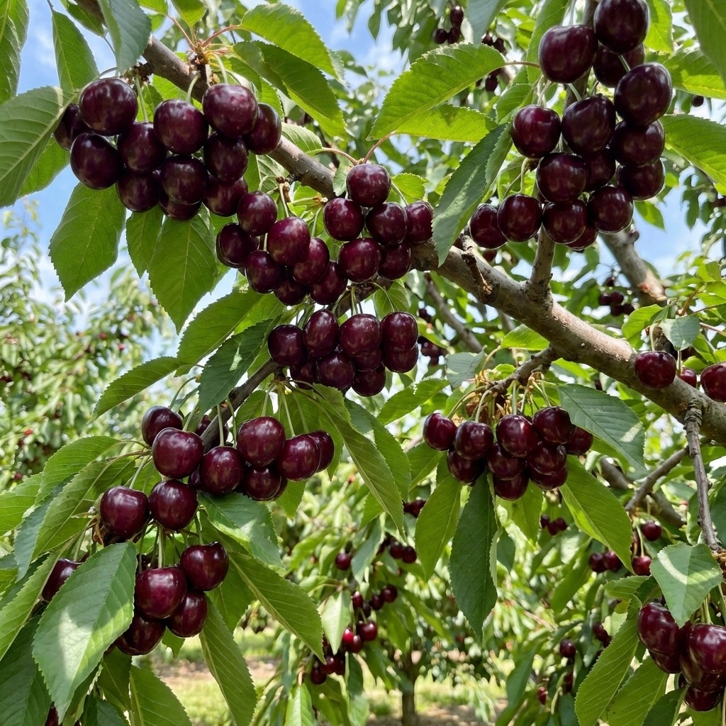 50pcs Cherry Tree Seeds Ornamental & Fruit Bearing for Outdoor Yard Planting