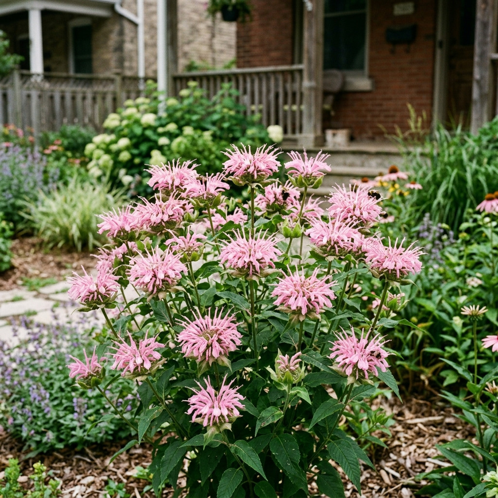 100 Bright Pink Bee Balm Monarda Seeds for Planting – Premium Heirloom Seed