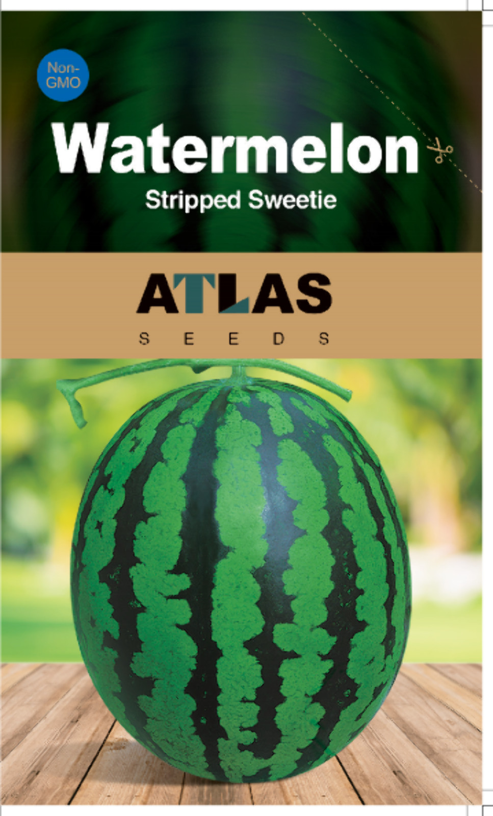 Sweet Tiger Baby Watermelon Seeds 50+ Non-GMO Ultra Sweet Easy Grow