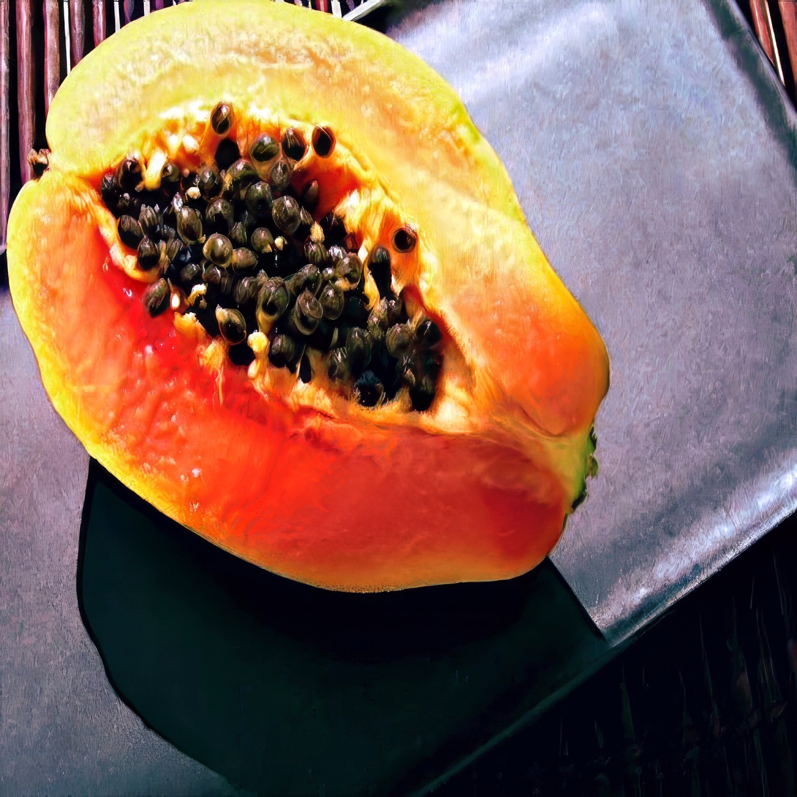 20 Dwarf Hawaiian Solo Sunrise Papaya Seeds Carica Melon Rare NON GMO Fruit Tree