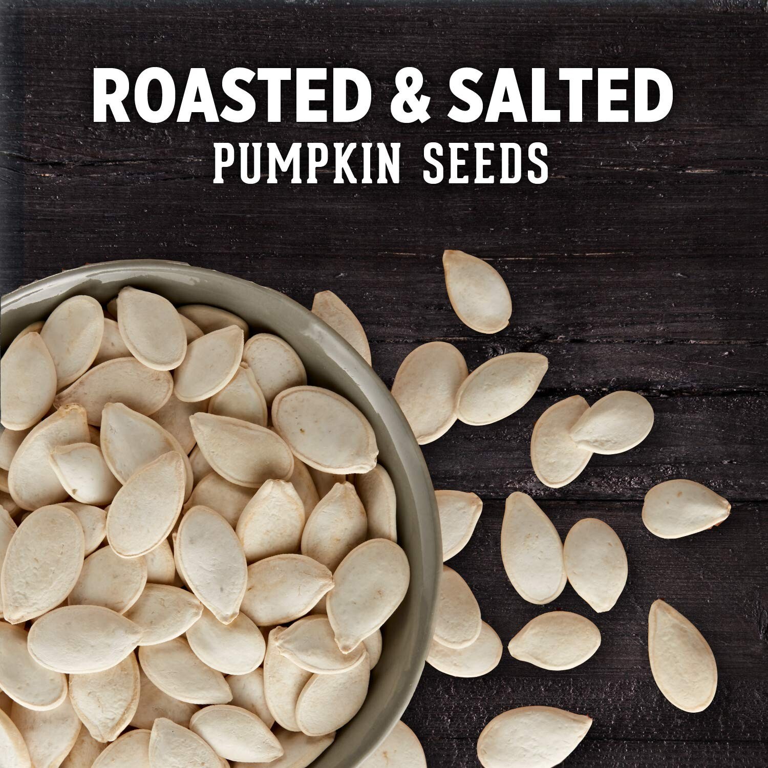 DAVID Roasted & Salted Pumpkin Seeds, 2.25 oz x 12 Pack – Nutrient-Rich Snacking