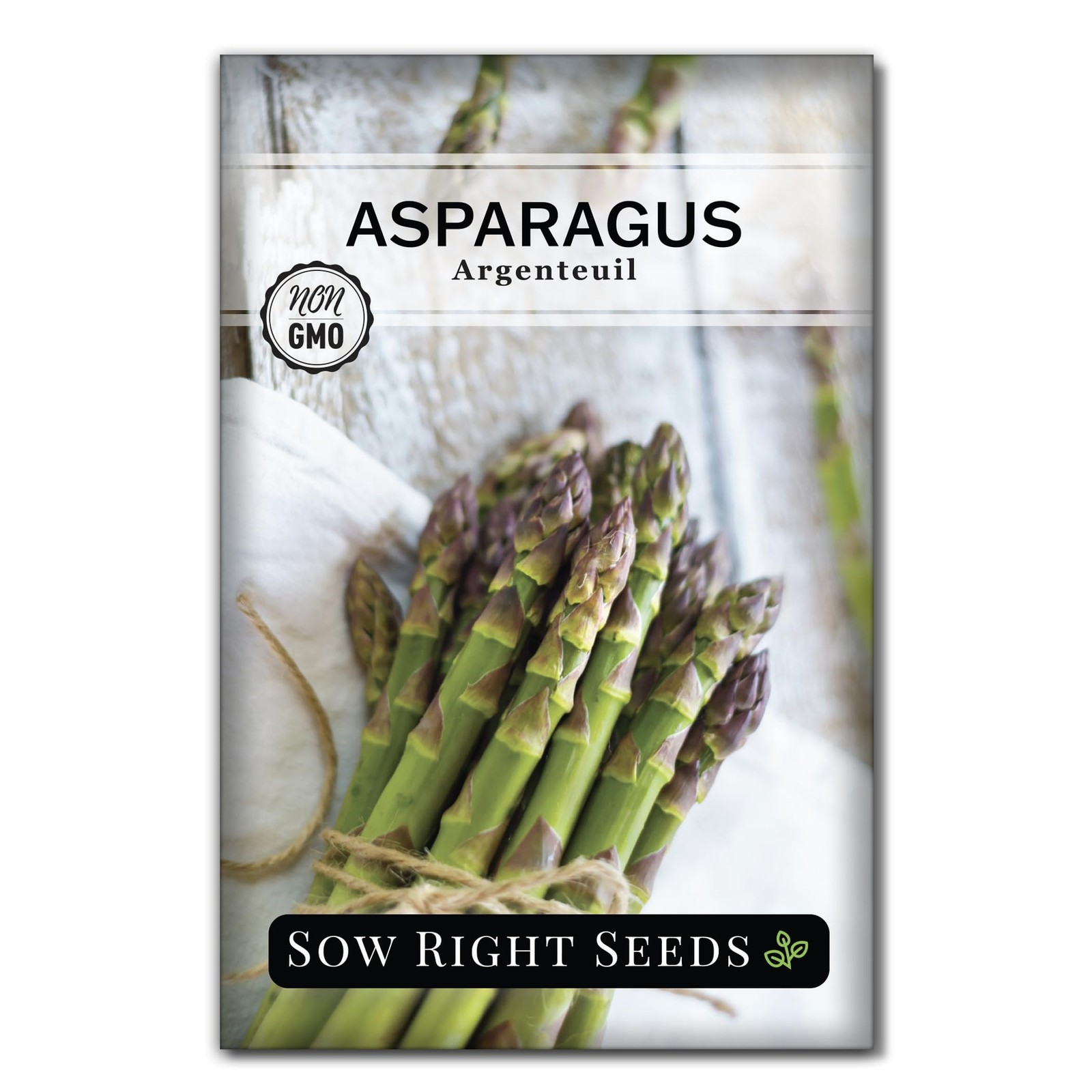 – Argenteuil Purple Asparagus Seeds for Planting – Non-GMO Heirloom Packet wi…