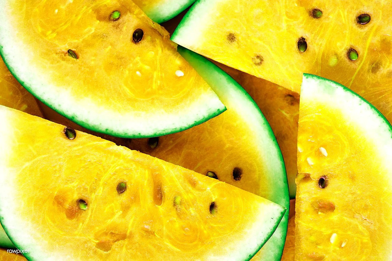 Mountain Sweet Yellow Watermelon Seeds – For 2025 Planting Bright Yellow Flesh