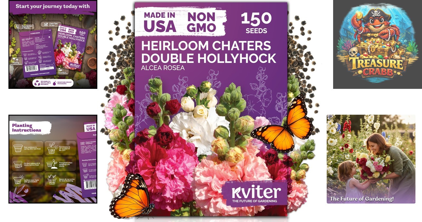 Hollyhock Seeds