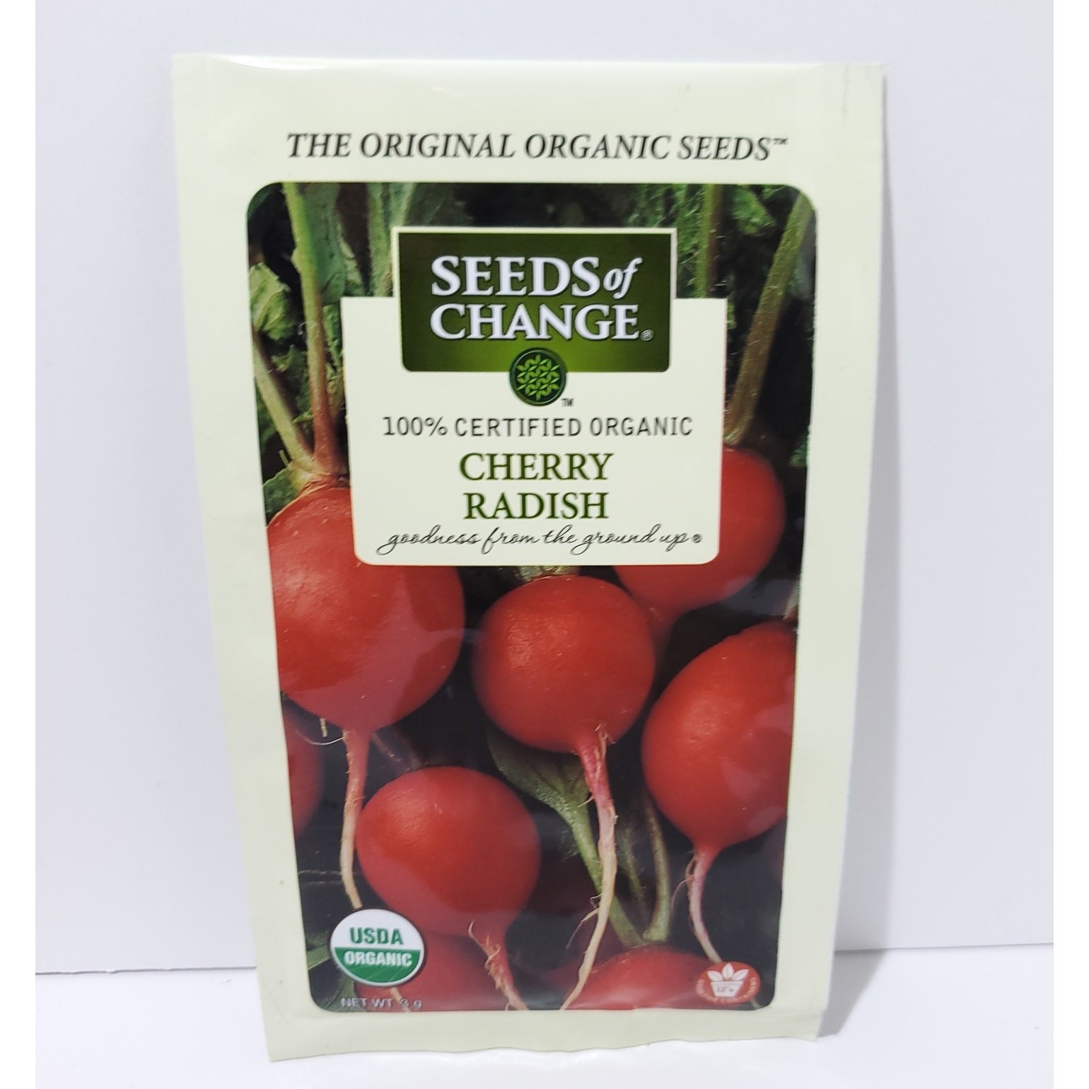 Seeds of Change Organic (2025) – 1pk 3g Cherry Radish Garden Seeds