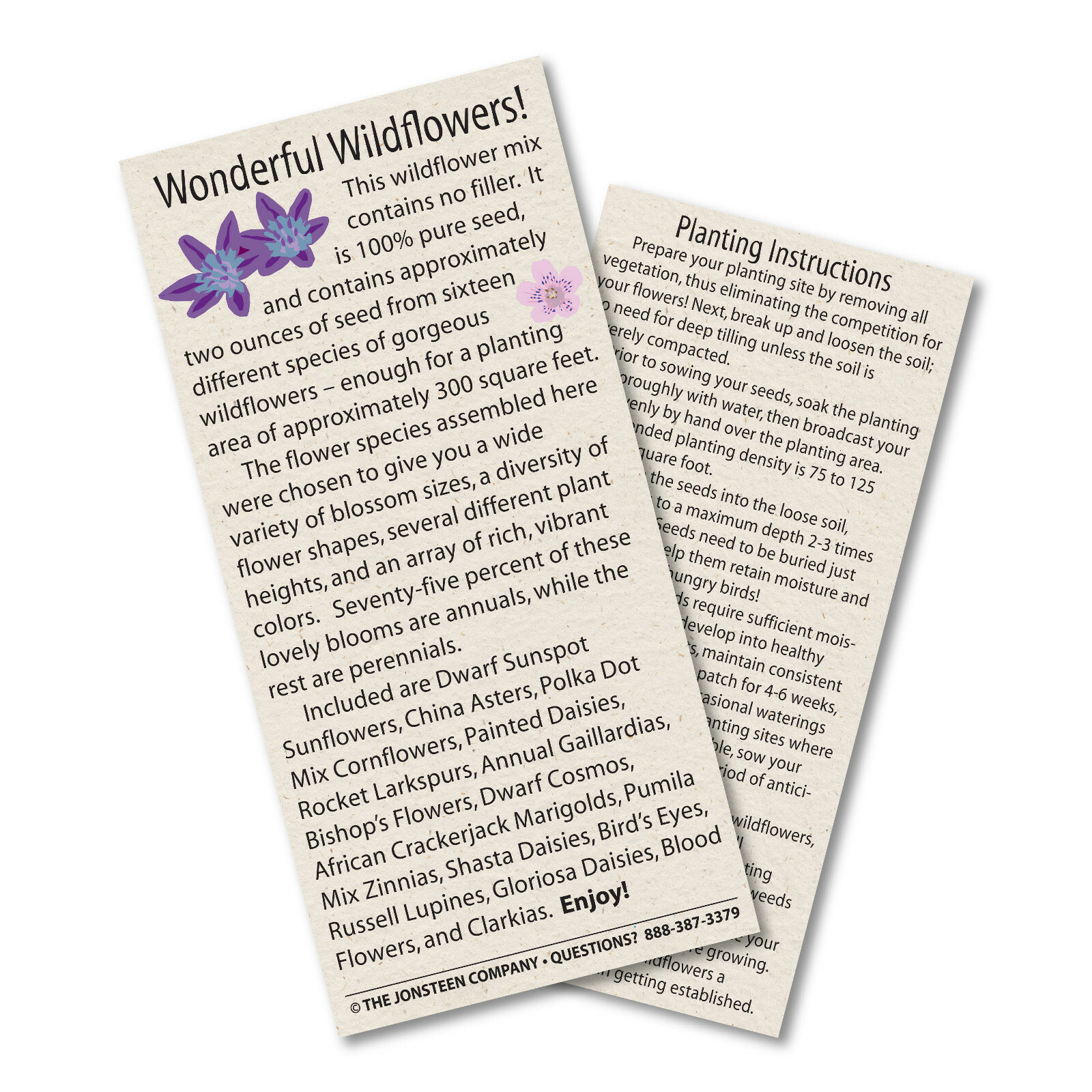 Wildflower Mix | Seed Grow Kit | The Jonsteen Company