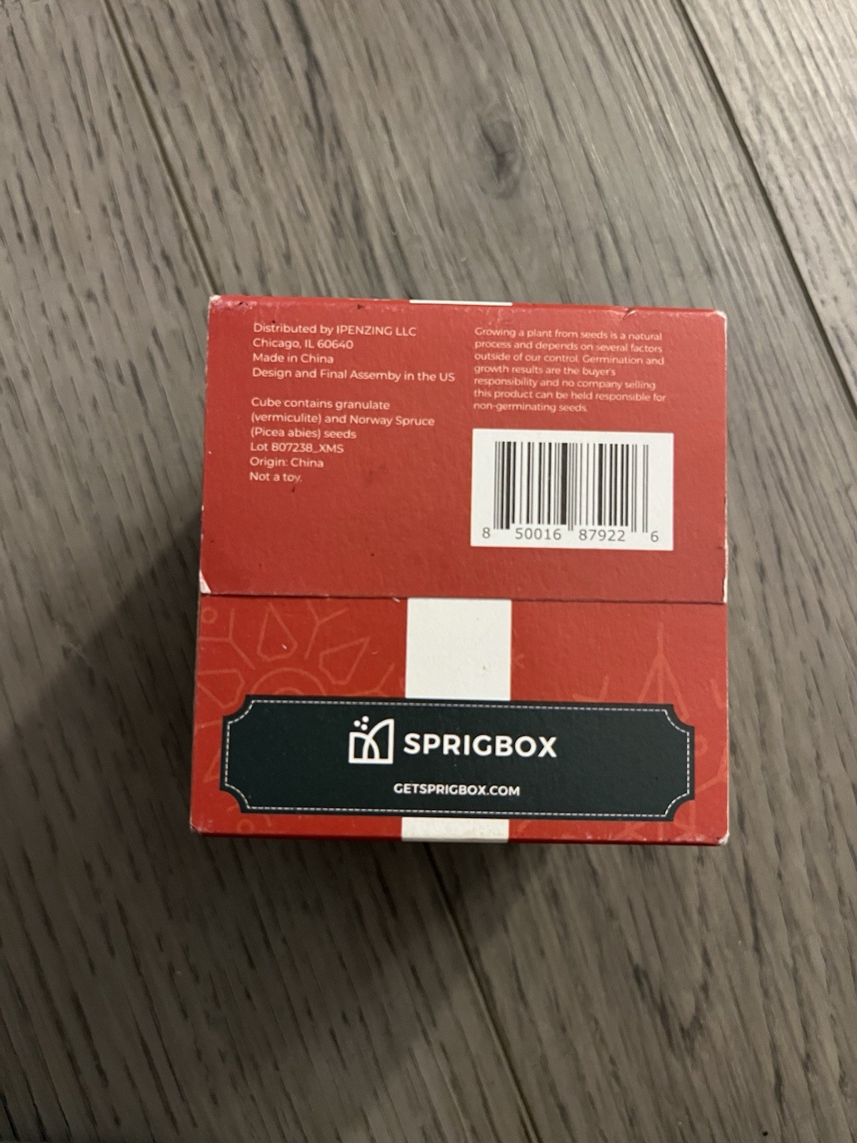 Brand New Christmas Tree Grow Kit By Sprigbox