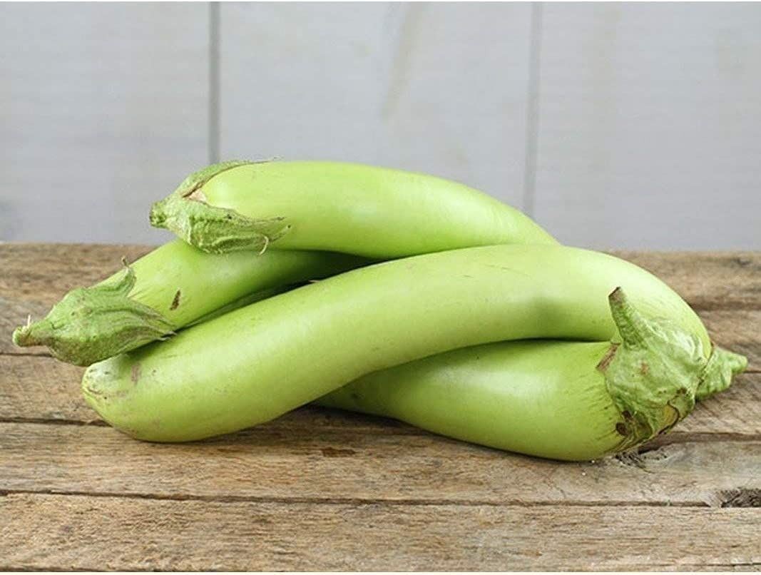 Thai Long Green Eggplant Seeds (25 Seed Pack)