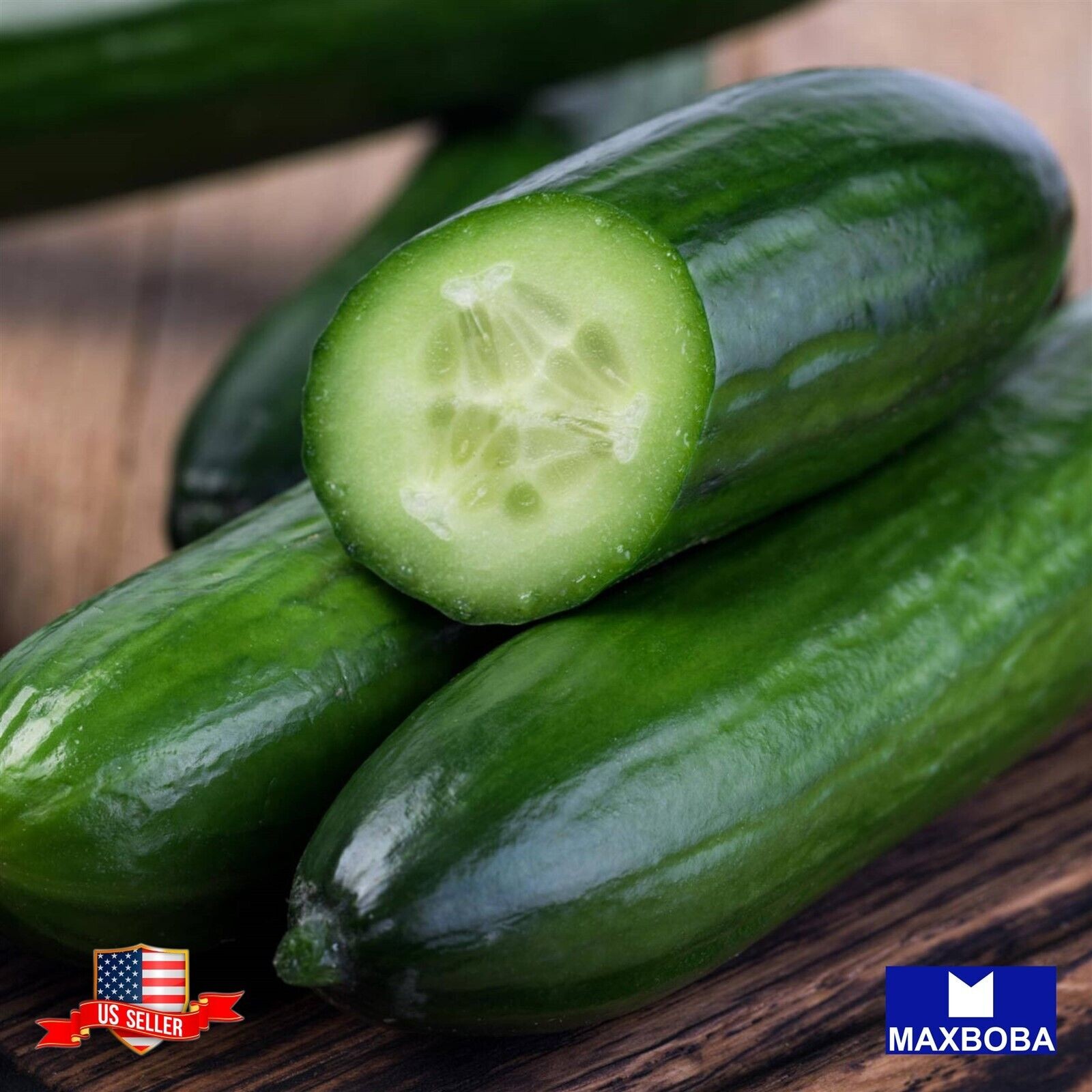 50 Cucumber Fresh Seeds Muncher Burpless Organic Non-GMO Heirloom