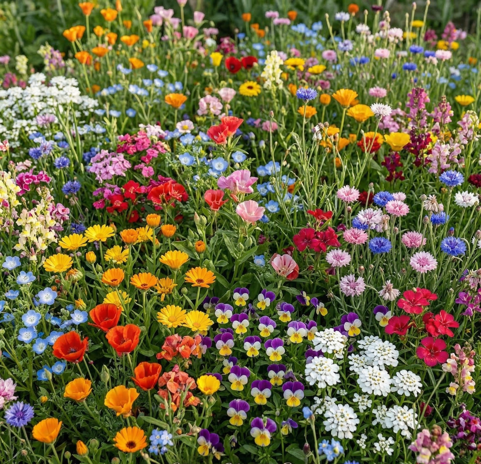 Landscaper’s Pack SHORTY LOW GROW Low Growing Wildflower Mix Border 3000 Seeds
