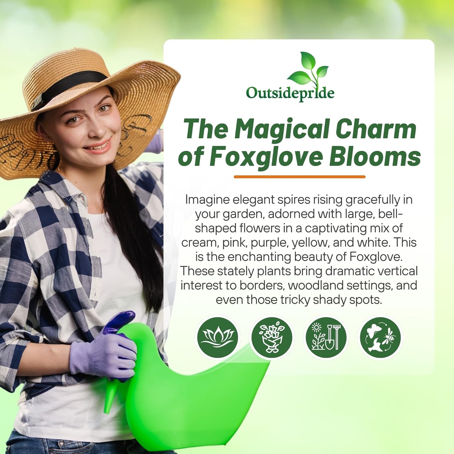 5000 Seeds Foxglove Seed – Digitalis Purpurea Excelsior Mix Wildflower Seeds