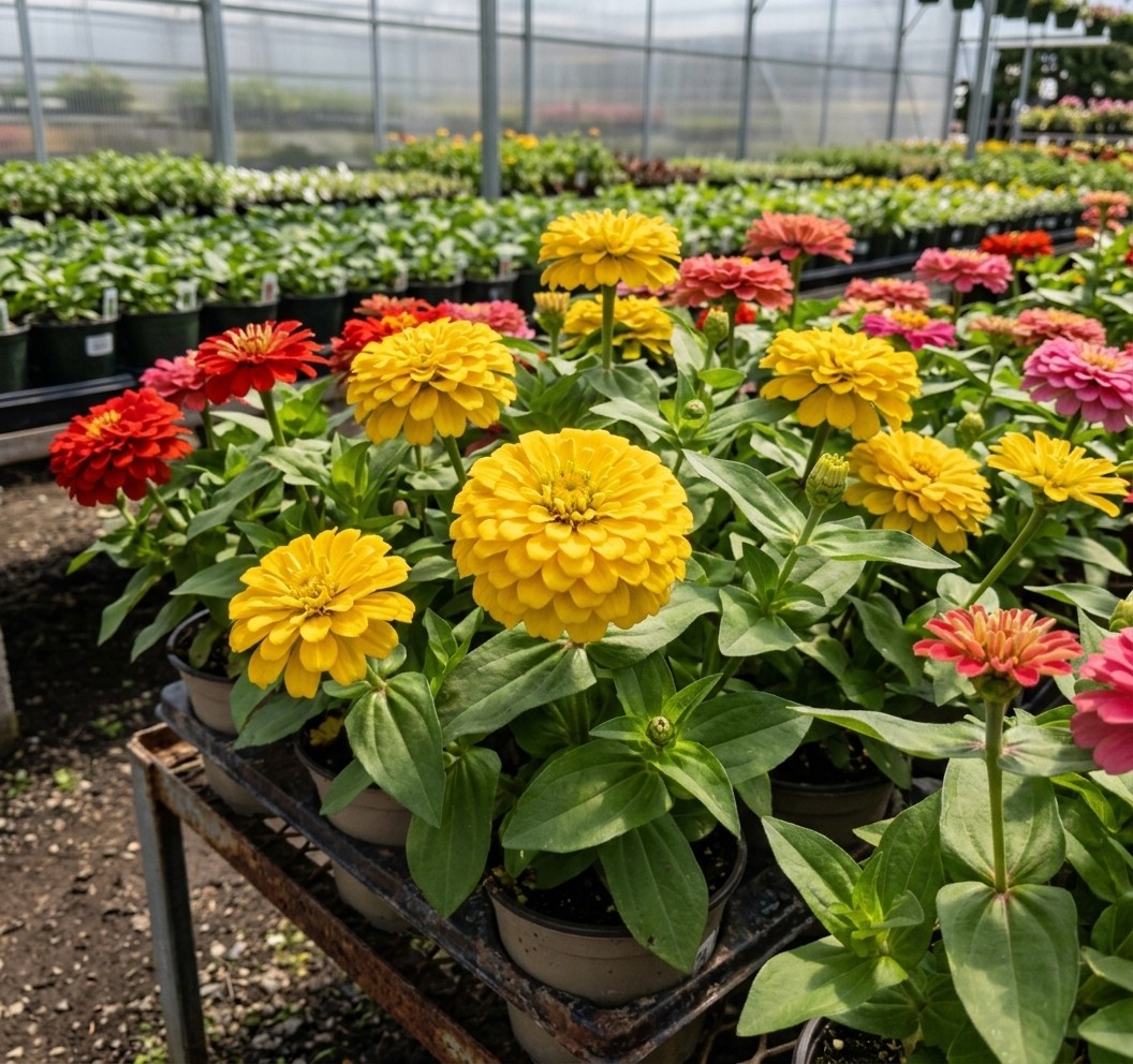 Zinnia Ornamental Flower Seeds 200 Count – For Outdoor Home Planting Areas