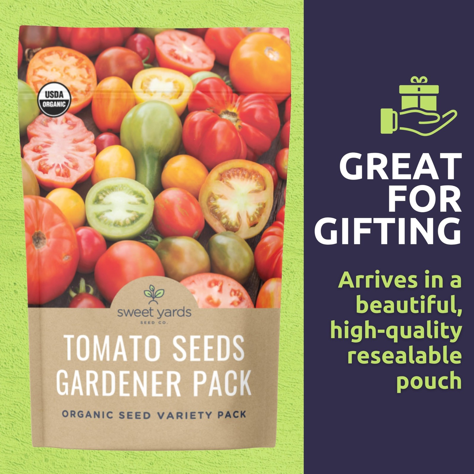 Organic Tomato Seeds 12 Variety Pack Heirloom Non GMO For Garden Planting
