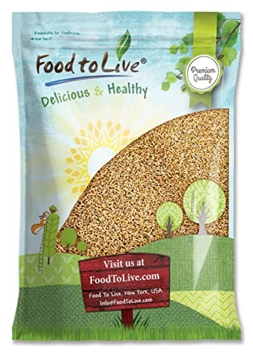 Hard Red Wheat Berries 10 lbs – Sprouting Seeds for Wheatgrass, Raw, Vegan, Bulk