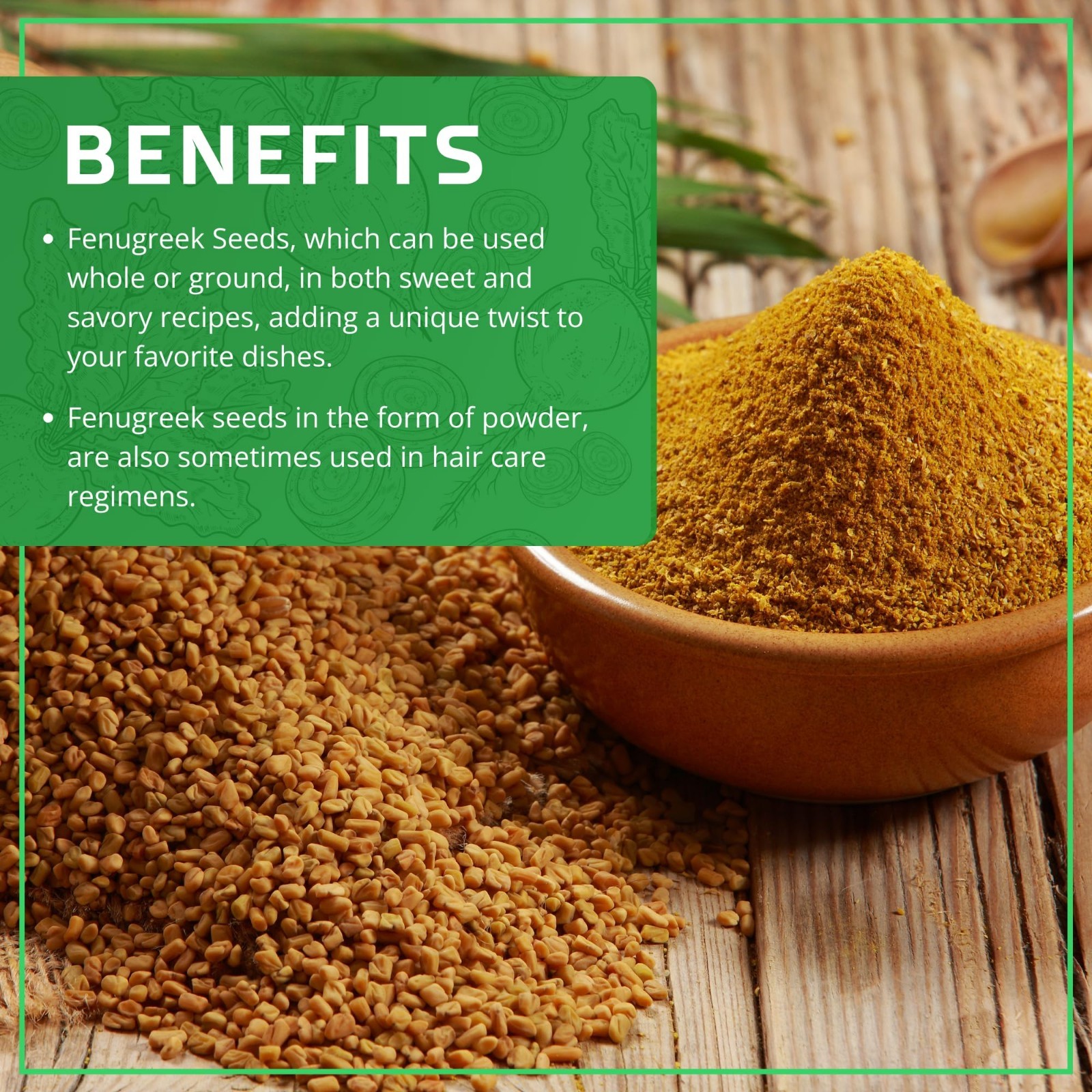 Organic Fenugreek Seeds 2.5 LB Bulk – Non-GMO, Gluten Free, Whole Methi Seeds
