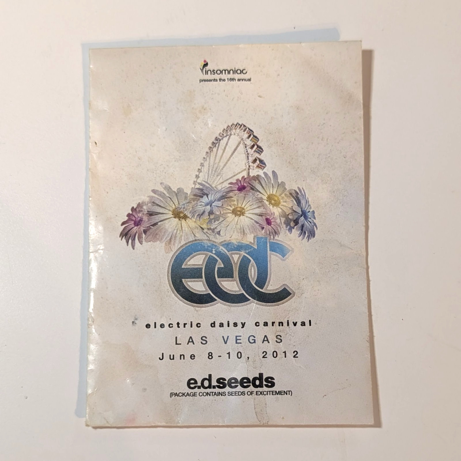 EDC Electric Daisy Carvival Seeds Las Vegas 2012, Insomniac, Steve Aoki, Avicii