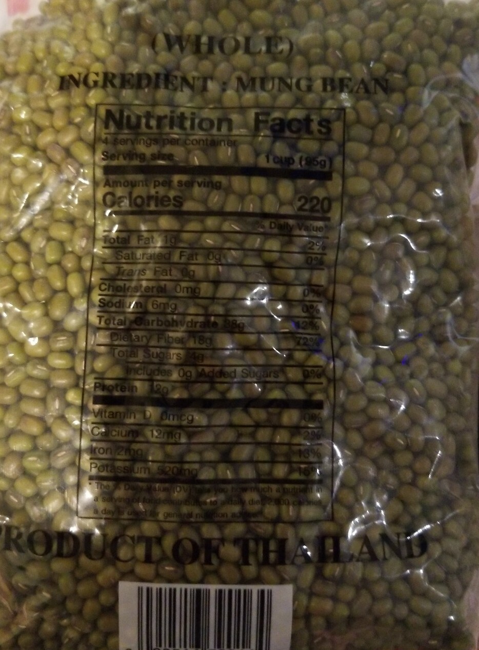 5 X MUNG Bean Net weight 14 Oz (Golden Pak Brand) Dau Xanh Free Ship