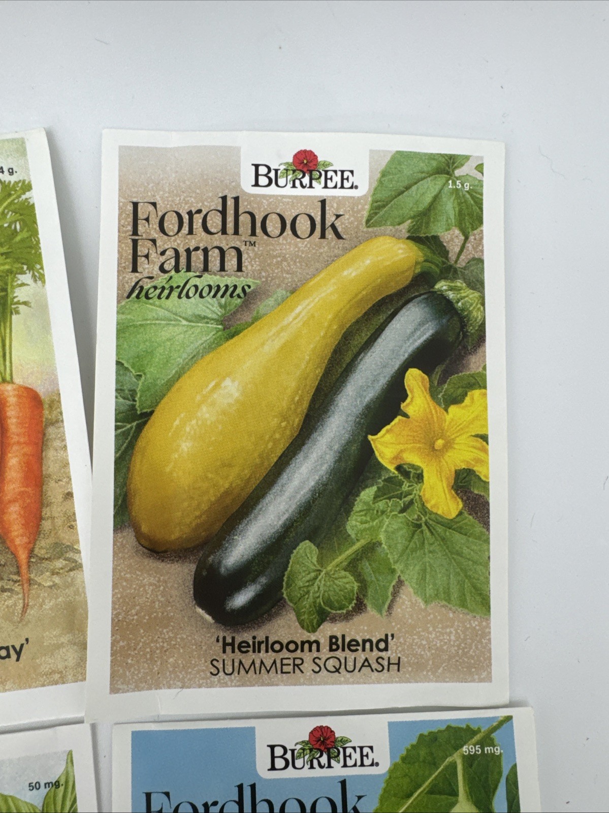 Fordhook Farm Heirlooms Burpee Non-GMO 288 Seed Packs 21 Mixed Varieties Prepper